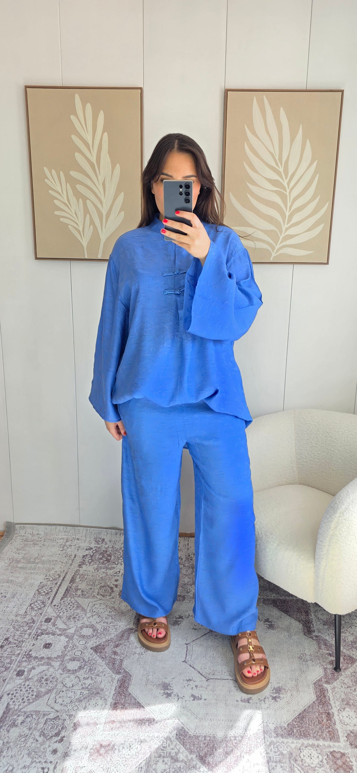 Ensemble Cherine bleu