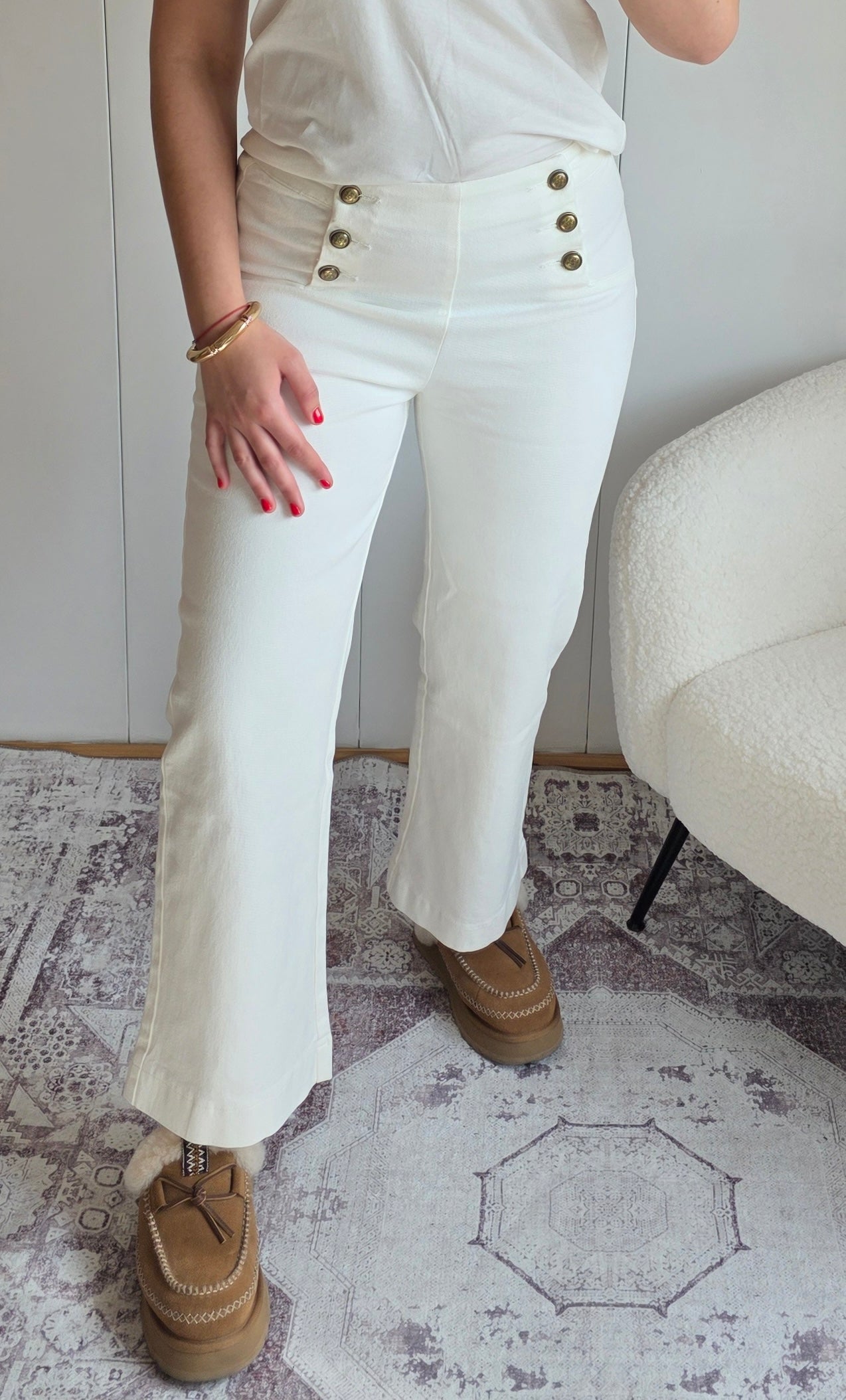 Jeans Victorine Blanc
