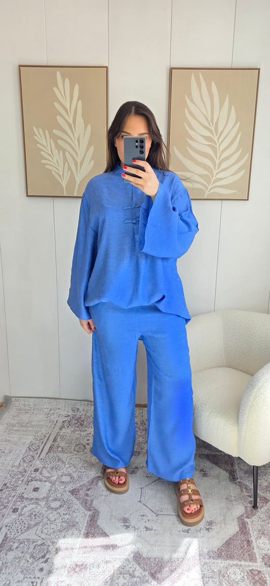Ensemble Cherine bleu
